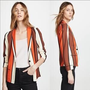 Scotch and Soda Striped Lightweight Blazer XS NWOT